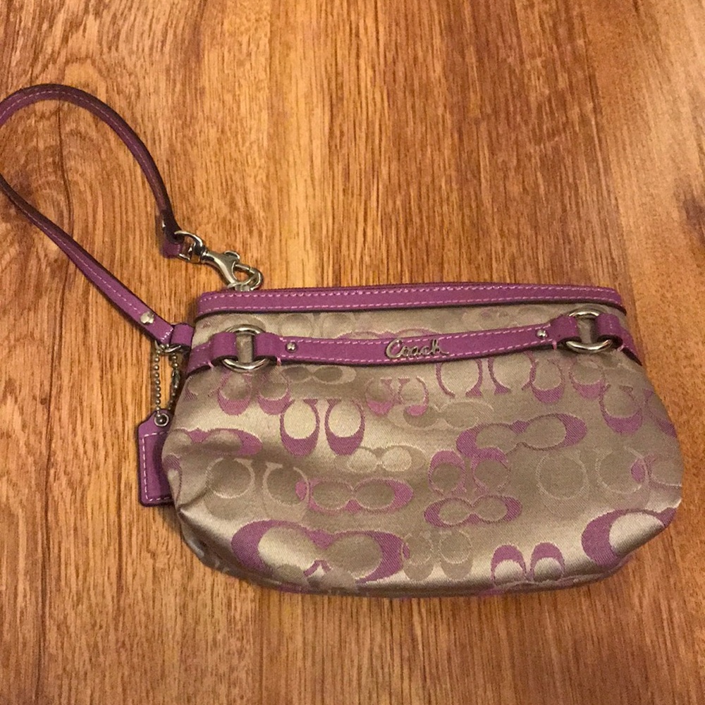 Coach wristlet